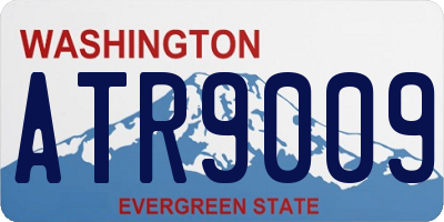 WA license plate ATR9009