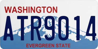 WA license plate ATR9014