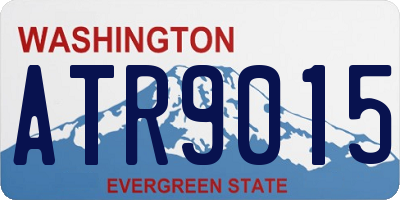 WA license plate ATR9015