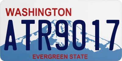 WA license plate ATR9017