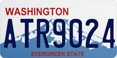 WA license plate ATR9024