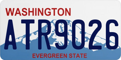 WA license plate ATR9026