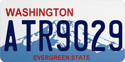 WA license plate ATR9029