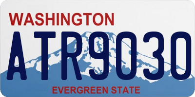 WA license plate ATR9030