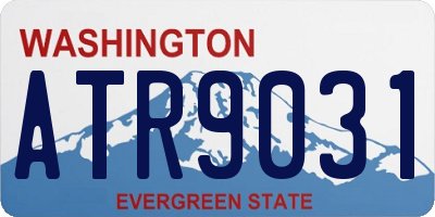 WA license plate ATR9031