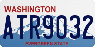 WA license plate ATR9032