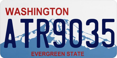 WA license plate ATR9035