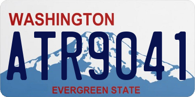 WA license plate ATR9041