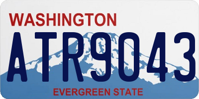 WA license plate ATR9043
