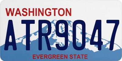 WA license plate ATR9047