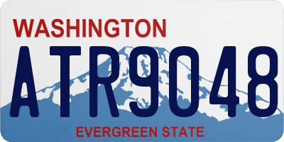WA license plate ATR9048