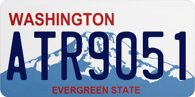 WA license plate ATR9051