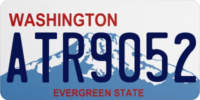 WA license plate ATR9052