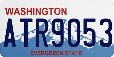 WA license plate ATR9053