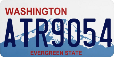 WA license plate ATR9054