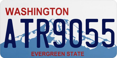 WA license plate ATR9055