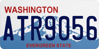 WA license plate ATR9056