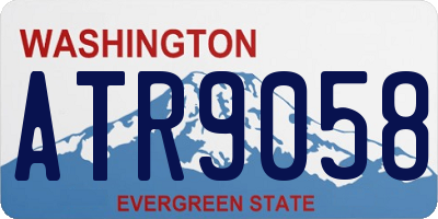 WA license plate ATR9058