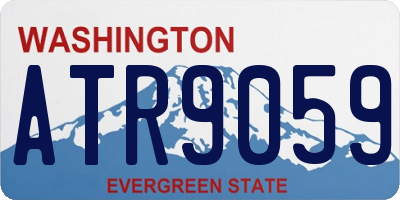 WA license plate ATR9059