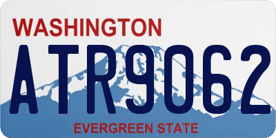 WA license plate ATR9062