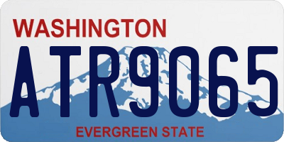 WA license plate ATR9065