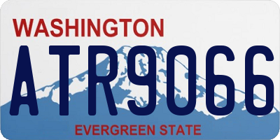 WA license plate ATR9066