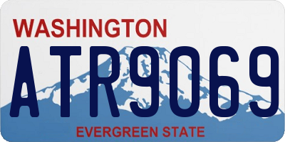 WA license plate ATR9069