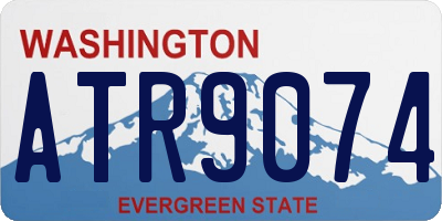 WA license plate ATR9074