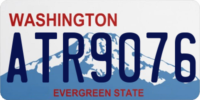WA license plate ATR9076