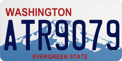 WA license plate ATR9079