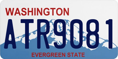 WA license plate ATR9081