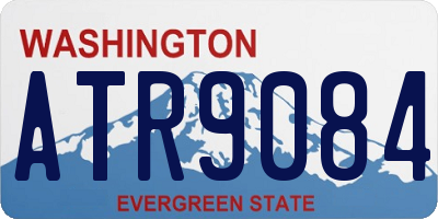 WA license plate ATR9084