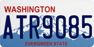 WA license plate ATR9085