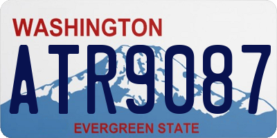WA license plate ATR9087