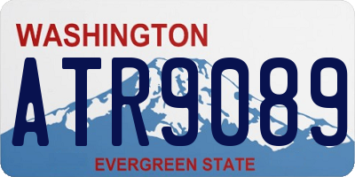 WA license plate ATR9089