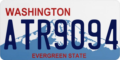 WA license plate ATR9094