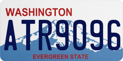 WA license plate ATR9096