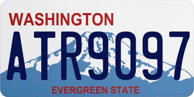 WA license plate ATR9097