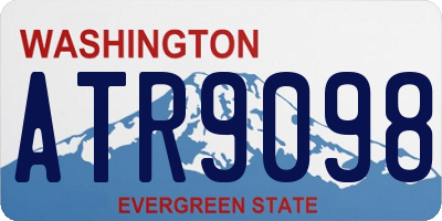 WA license plate ATR9098