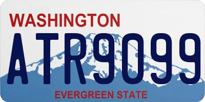 WA license plate ATR9099