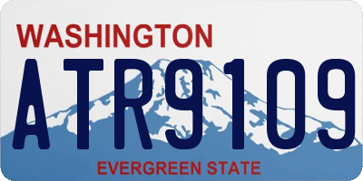 WA license plate ATR9109
