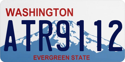 WA license plate ATR9112