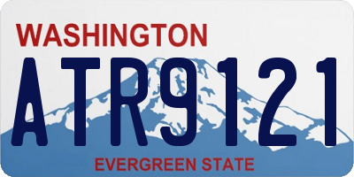 WA license plate ATR9121