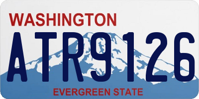 WA license plate ATR9126