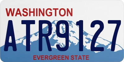 WA license plate ATR9127