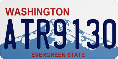 WA license plate ATR9130