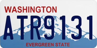 WA license plate ATR9131