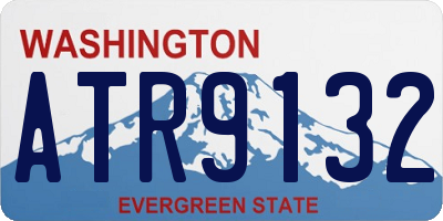WA license plate ATR9132