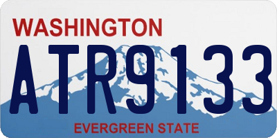 WA license plate ATR9133