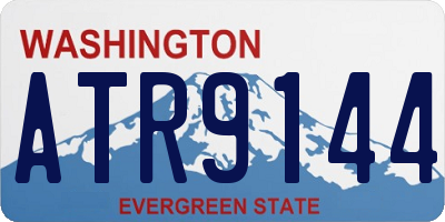 WA license plate ATR9144